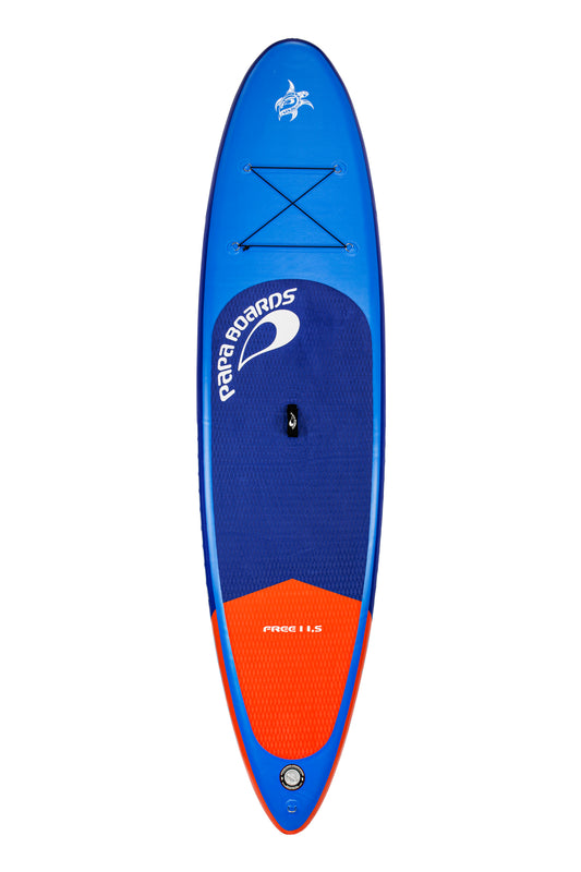 Papa Boards Free 11,5  (paket inkl paddle, leash)