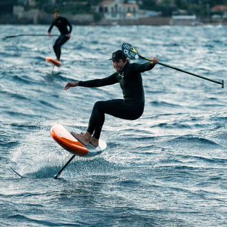 Chase DW-X downwind-foilbräda i action, bild 2