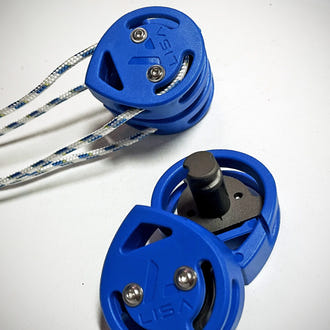Patrik LISA Twist Lock Pulley uthalstrissa, närbild